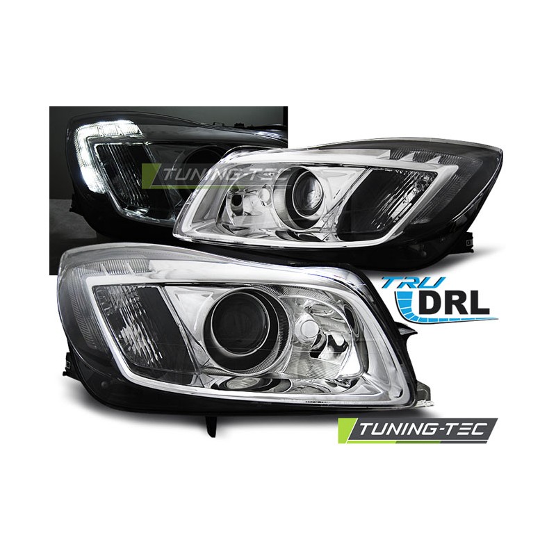 Feux de jour chromés DRL pour Opel Insignia 08 12