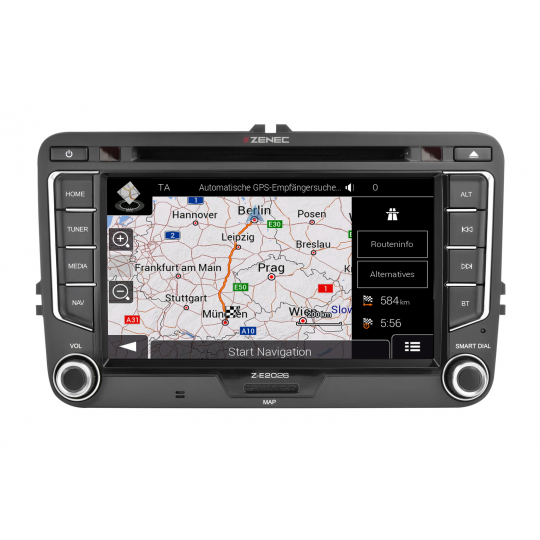 Navigateur Autoradio Vw Seat Skoda Zenec Z E