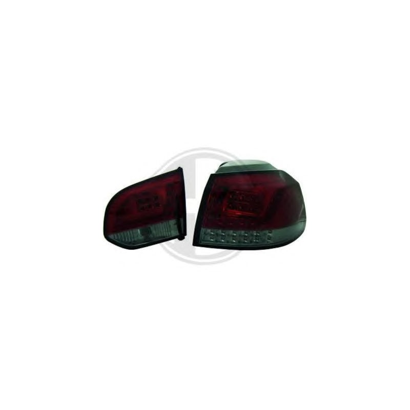 feux arrières Design rouge fumé LED int ext GOLF 6 Berline