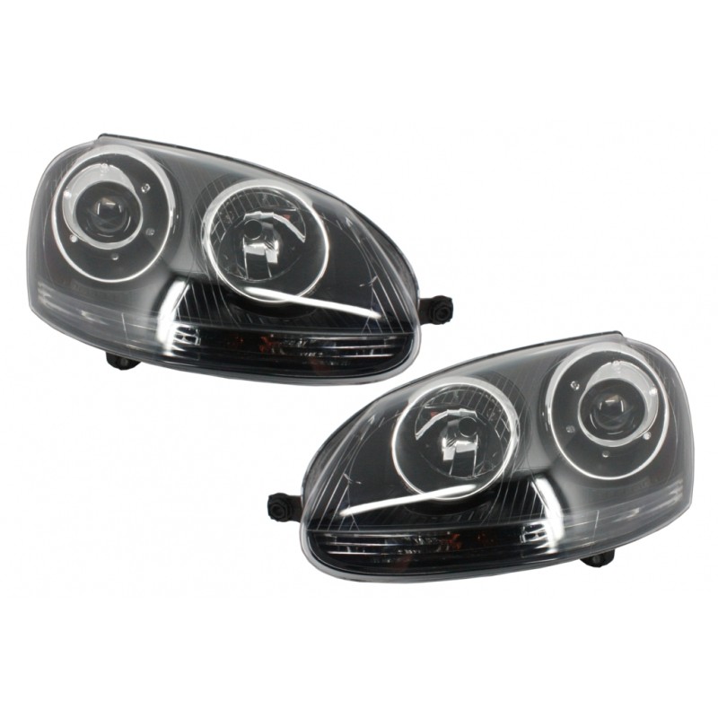 Xenon Look Headlights Rhd Suitable For Vw Golf V Mk