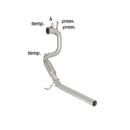 Tube remplacement cat. + tube remplacement filtre à particules groupe n en inox - mot.CAYB / CAYC (1598cc) Euro5
 
 Reprogram.