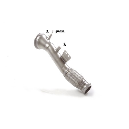 Tube remplacement cat groupe n en inox   
 
 Reprogrammation des modules électroniques nécessaire 