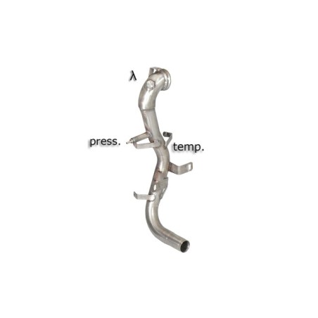 Tube remplacement cat. + tube remplacement filtre à particules groupe n en inox - mot.A13DTC (1248cc) Euro5 - mot.A13DTE (124.