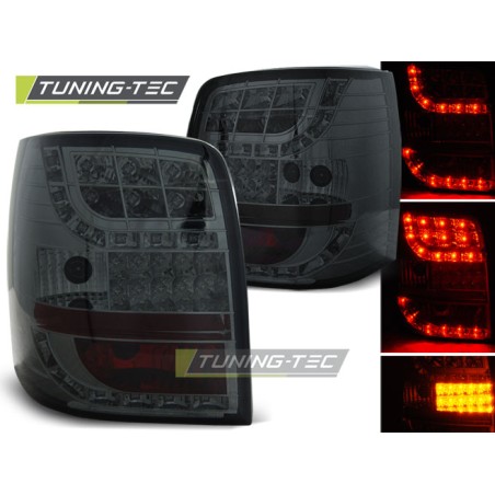 Feux arrière LED fumés avec indicateur LED pour VW Passat 3BG 00-04 Variant