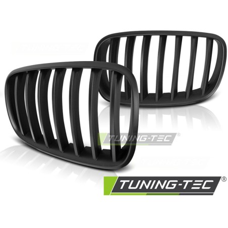 Grille noire mate compatible avec BMW X5 E70 X6 E71 08-