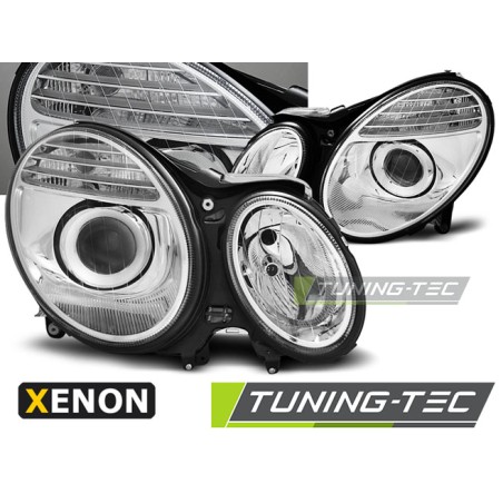 XENON HEADLIGHTS CHROME fits MERCEDES W211 E-KLASA 03.02-04.06