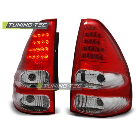 TOYOTA LAND CRUISER 120 03-09 LED ROUGE BLANC SÉQUENTIEL