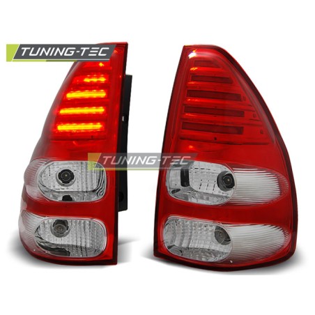 TOYOTA LAND CRUISER 120 03-09 LED ROUGE BLANC SÉQUENTIEL