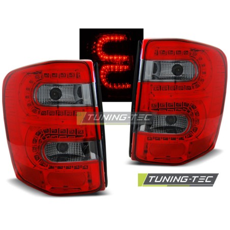 CHRYSLER JEEP GRAND CHEROKEE 99-05.05 LED FUMÉ ROUGE