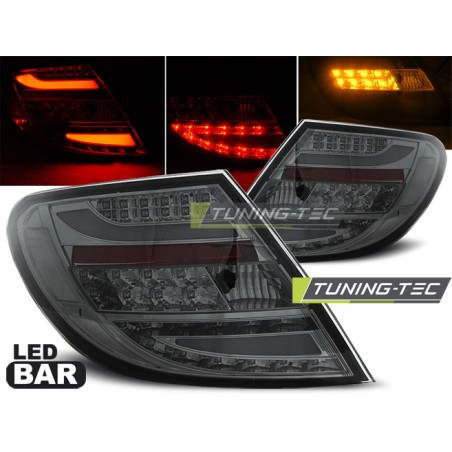 Feux arrière LED fumés pour MERCEDES C-KLASA W204 SEDAN 07-10