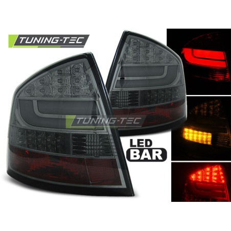 Feux arrière LED BAR fumés pour SKODA OCTAVIA II SEDAN 04-12