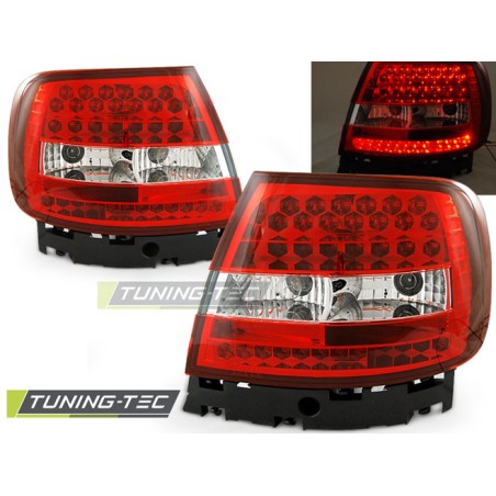 FEUX ARRIÈRE LED ROUGE BLANC pour AUDI A4 11.94-09.00