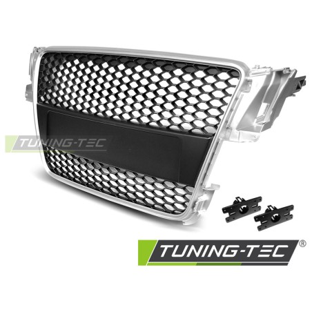 Grille sport argentée compatible AUDI A5 07-06.11