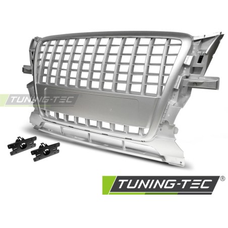 Grille sport argentée compatible AUDI Q5 08-09.12