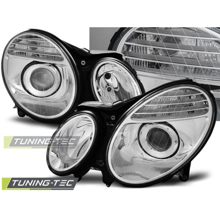 HEADLIGHTS CHROME fits MERCEDES W211 E-KLASA 03.02-04.06