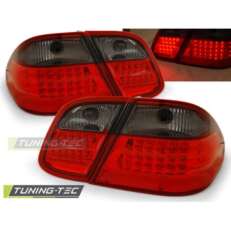 Feux arrière LED rouge fumé pour MERCEDES W208 CLK 03.97-04.02