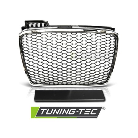 Grille Sport Chrome pour AUDI A4 (B7) 11.04-03.08