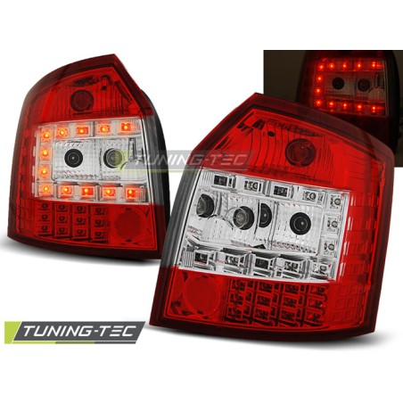 Feux arrière LED rouge blanc pour AUDI A4 10.00-10.04 AVANT