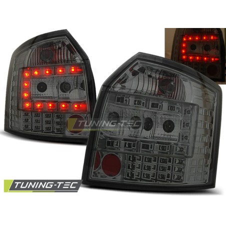 LED TAIL LIGHTS SMOKE fits AUDI A4 10.00-10.04 AVANT