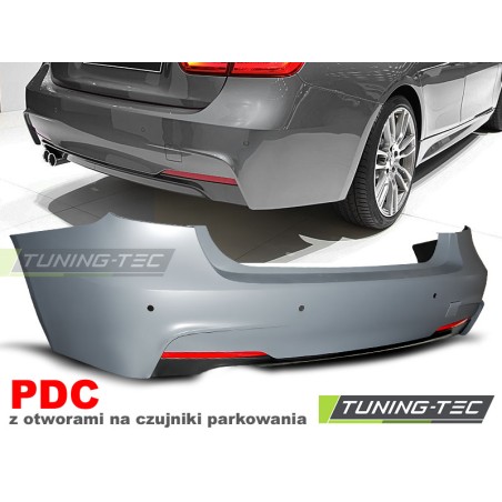 Pare-chocs arrière sport PDC compatible BMW F30 berline 11-18