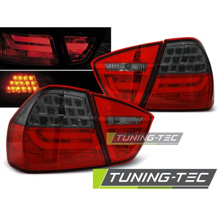 Feux arrière LED BAR rouge fumé pour BMW E90 03.05-08.08