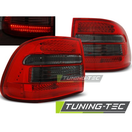 Feux arrière LED rouge fumé pour PORSCHE CAYENNE 02-06