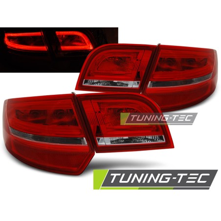 Feux arrière LED rouge blanc pour AUDI A3 8P 04-08 SPORTBACK