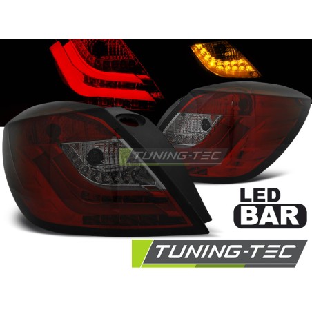 OPEL ASTRA H 03.04-09 3D ROUGE FUMÉ LED