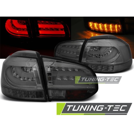 Feux arrière LED BAR fumés pour VW GOLF 6 10.08-12