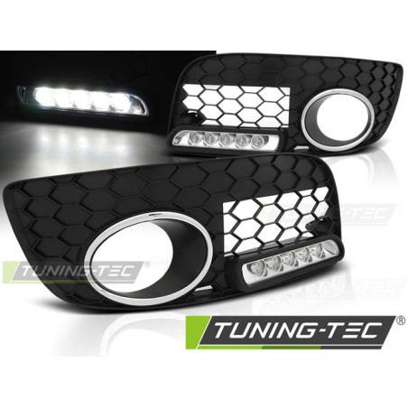 Cadre de feux antibrouillard sport LED compatible VW Golf 5