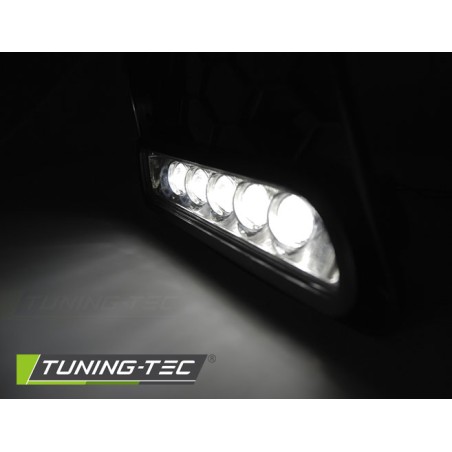 Cadre de feux antibrouillard sport LED compatible VW Golf 5