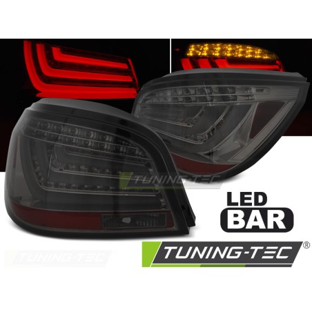 Feux arrière LED BAR fumés compatibles BMW E60 07.03-02.07