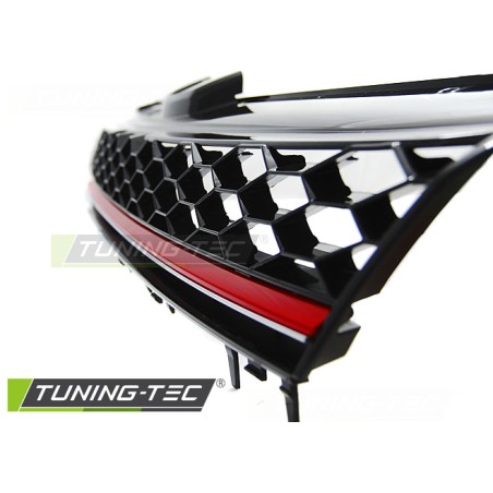 Grille Sport Noir Rouge compatible VW Golf 7 13-17