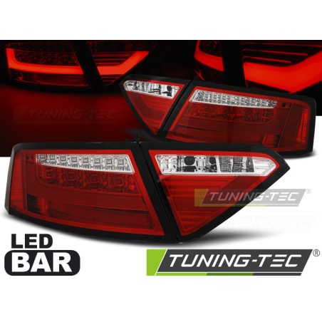 Feux arrière LED BAR rouge blanc pour AUDI A5 07-06.11