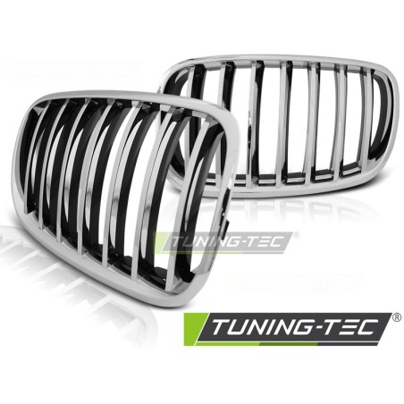 Grille chromée compatible BMW X5 E70 X6 E71 08-