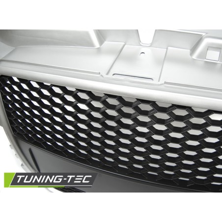 Grille sport argentée compatible AUDI A3 (8P) SPORT 04.08-07.12