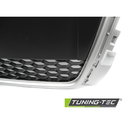 Grille sport argentée compatible AUDI A3 (8P) SPORT 04.08-07.12