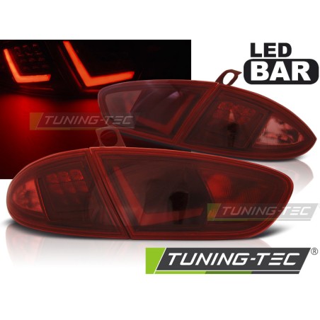 Feux arrière SEAT LEON  LED BAR rouges 03.09-12