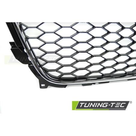 Grille Sport Chrome Noir compatible AUDI A4 (B8) 11.11-15