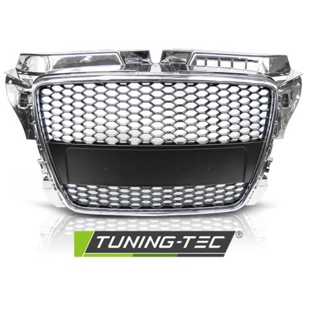 Grille sport chromée compatible AUDI A3 (8P) Sport 04.08-07.12