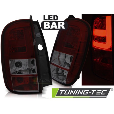 DACIA DUSTER 04.10- LED BAR ROUGE FUMÉ