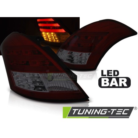 SUZUKI SWIFT V 10- LED BAR FUMÉ ROUGE