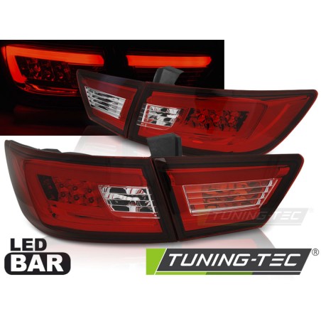 RENAULT CLIO IV 13-16 HATCHBACK LED BAR ROUGE BLANC