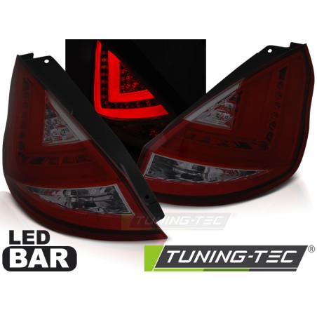 FORD FIESTA MK7 12-16 HB LED BAR ROUGE FUMÉ