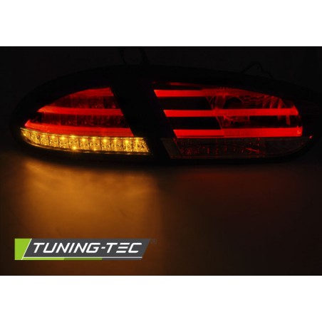 Feux arrière LED rouge fumé pour SEAT LEON 03.09-12