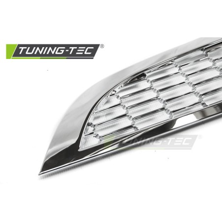 Grille S Type Chrome compatible avec MINI COOPER 01-06 R50 / R53