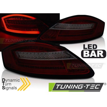 Feux arrière à LED rouge fumé séquentiel pour PORSCHE BOXSTER 987 / CAYMAN 05-08