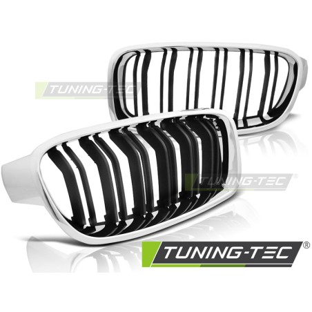 Grille noire chromée look sport compatible BMW F30 / F31 10.11-