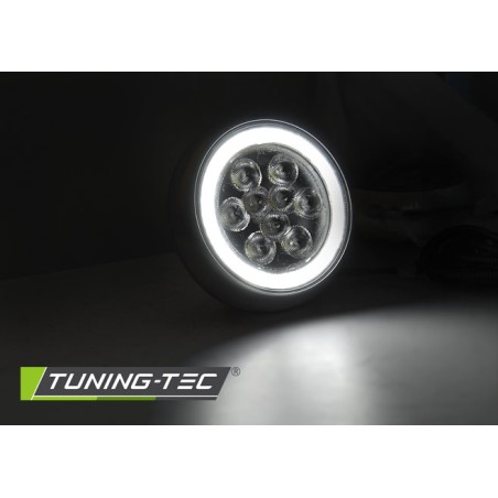 FOG LIGHTS ANGEL EYES LED DRL UNIVERSAL fits BMW MINI COOPER