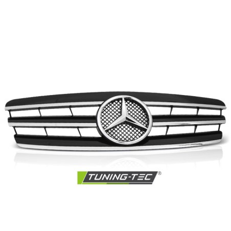 Grille sport noir chrome compatible MERCEDES W203 00-07